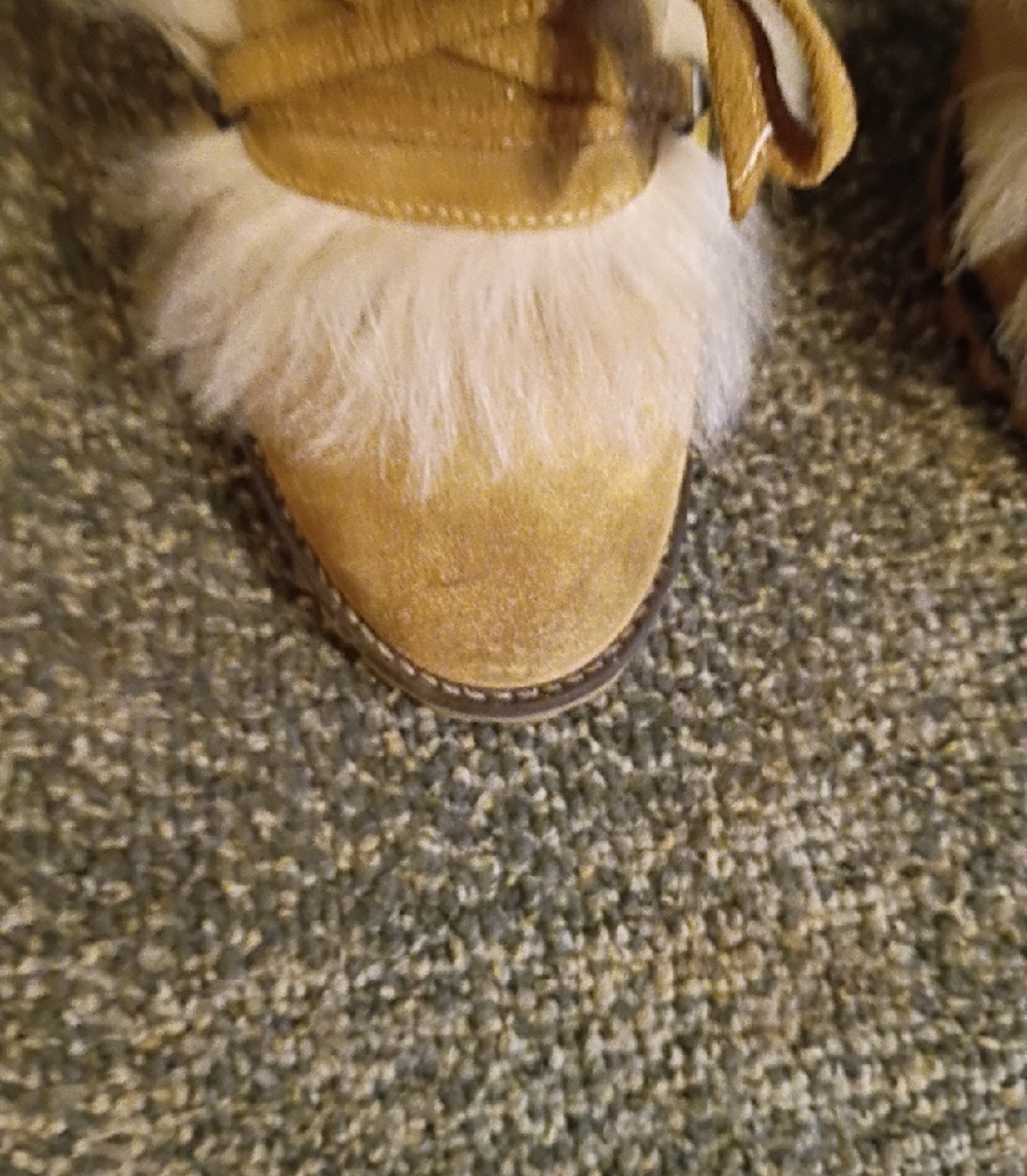 Coach  Kristy Women’s Tan Faux-Fur Slip-On Mules Size 8 - Picture 5 of 11